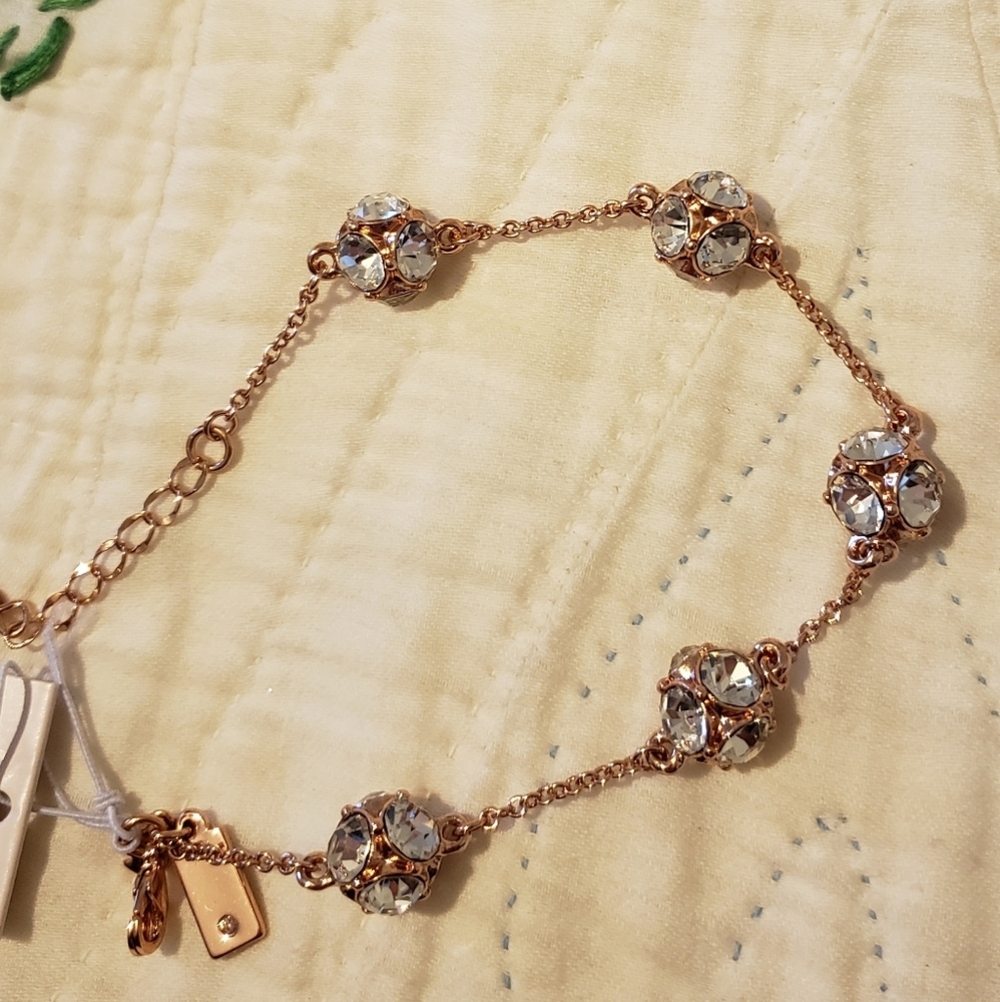Kate Spade Lady Marmalade Bracelet Rose Gold Classic Designer Celeb Style - Picture 10 of 15